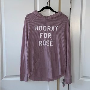 NWT Target Hooray for Rosé Hoodie